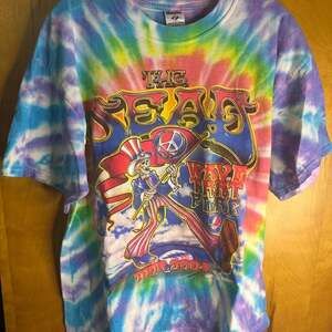 Vintage 2004 The Dead 'Wave That Flag' Tour Tie-Dye T-Shirt, XL